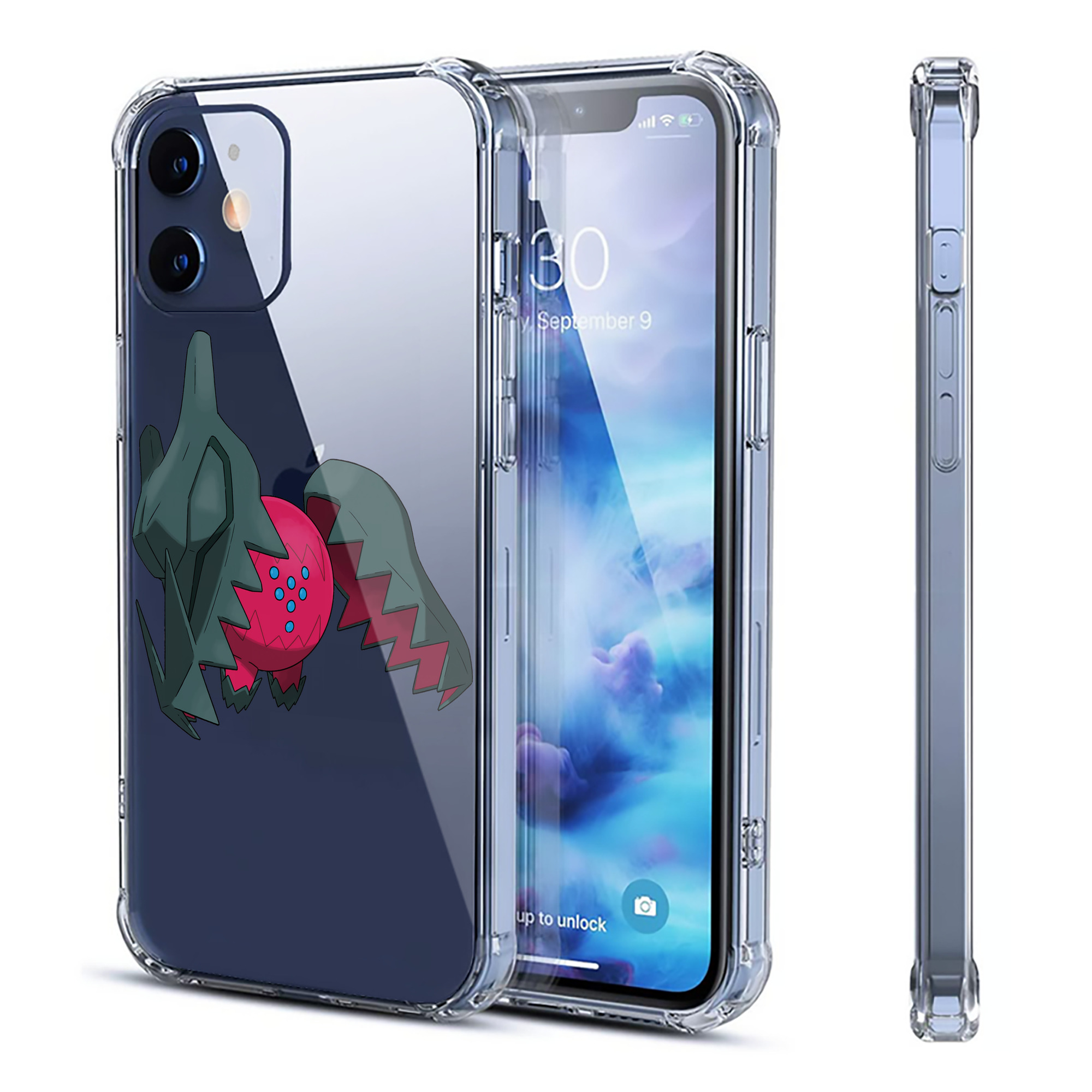 （画像用） ポケットモンスター Pokémon 【iPhone 12シリーズ対応】透明スマホケース（クリアソフトケース）